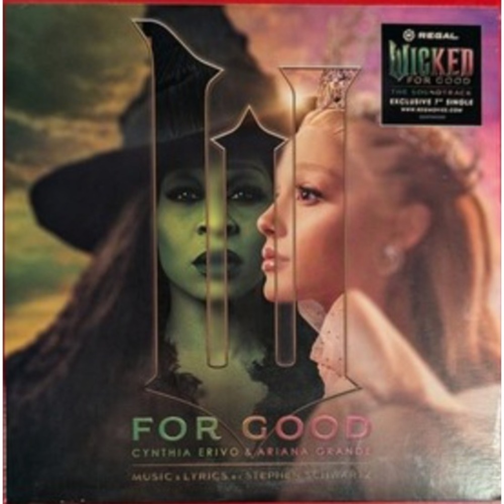 Wicked For Good 7" Vinyl – Cynthia Erivo & Ariana Grande Regal Cinemas Exclusive